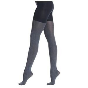 SPANX Shaping Tights XS Heathered Navy Tummy Control NWT
